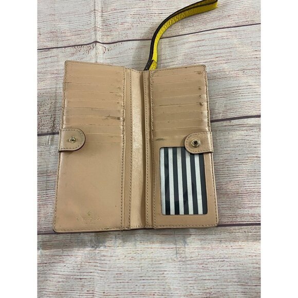 Kate Spade Yellow Tan Women's Wallet - OS - Picture 3 of 8
